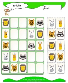 Sudoku Çocuk Bulmacaları